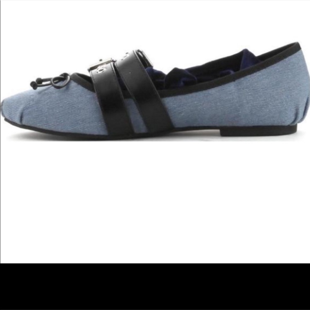 Denim Ballerina Flats - Picture 4 of 4